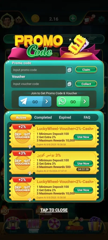 Pak Arcade Game Voucher